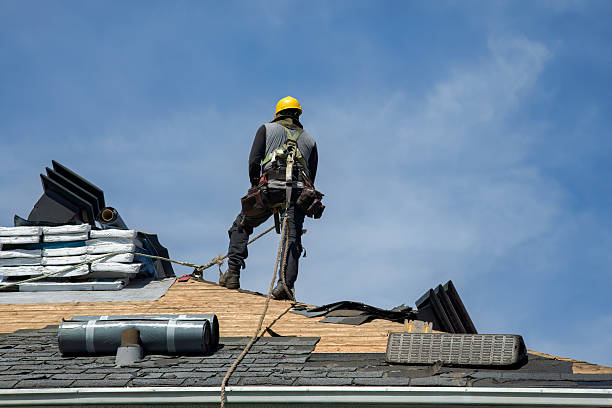 Professional Roof Replacement technician working in Swartswood, NJ
